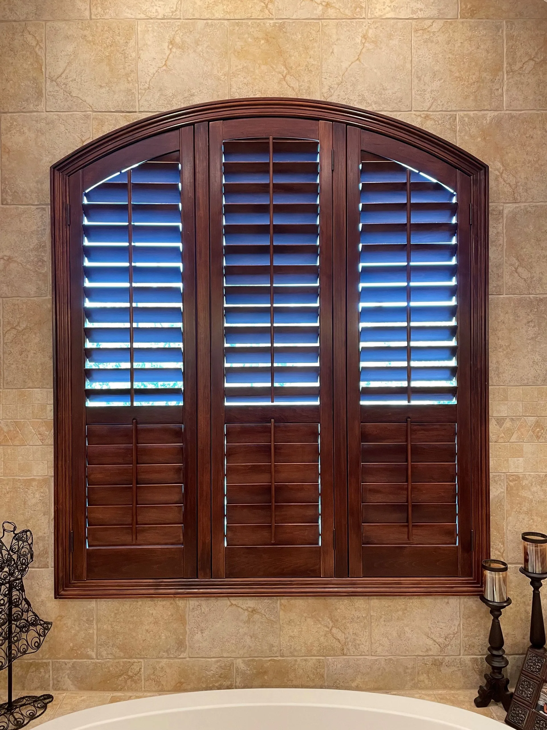 Arched shutters