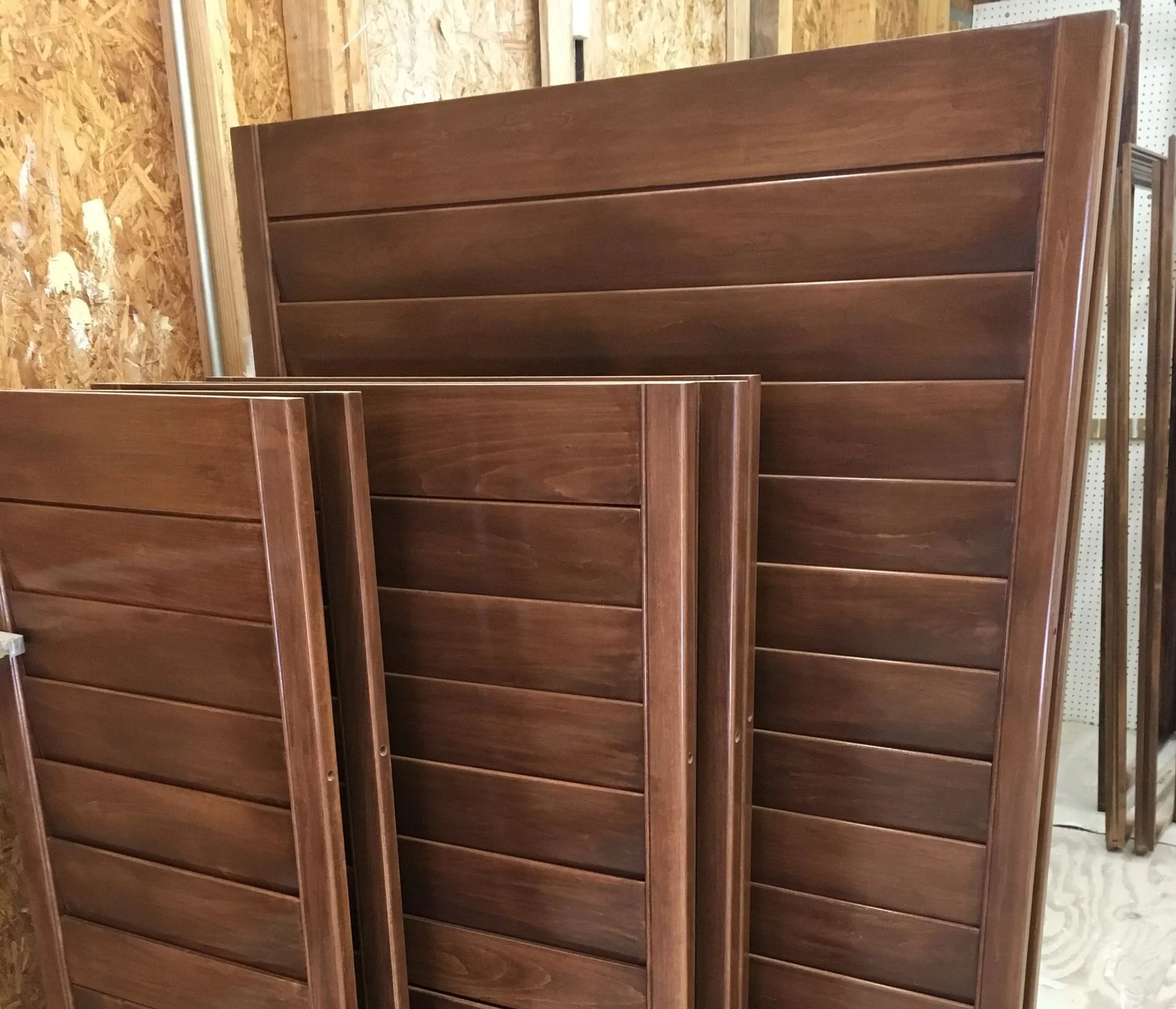 Matching shutter stain to home