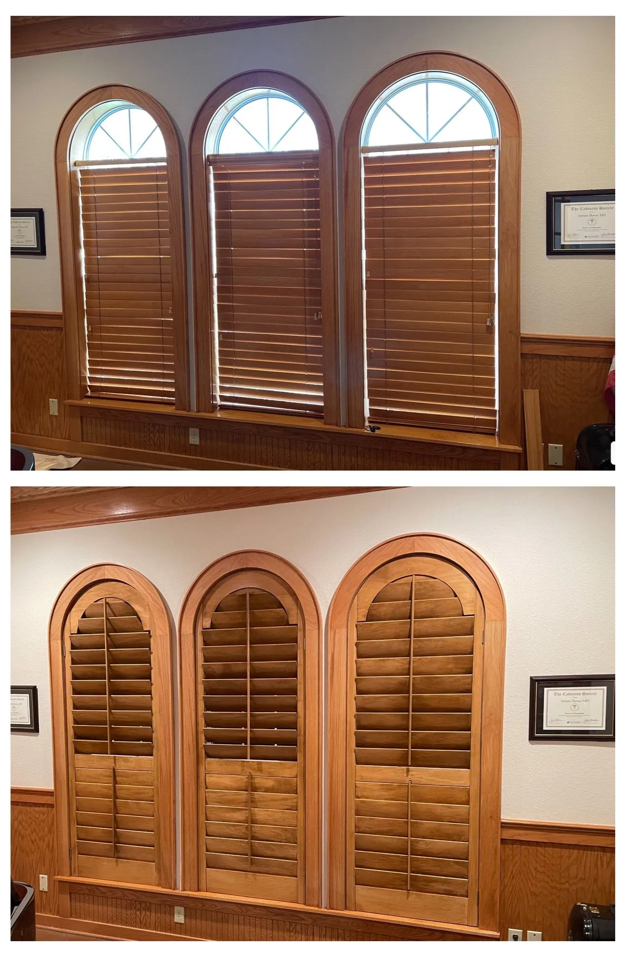 Shutter in-house design and installation